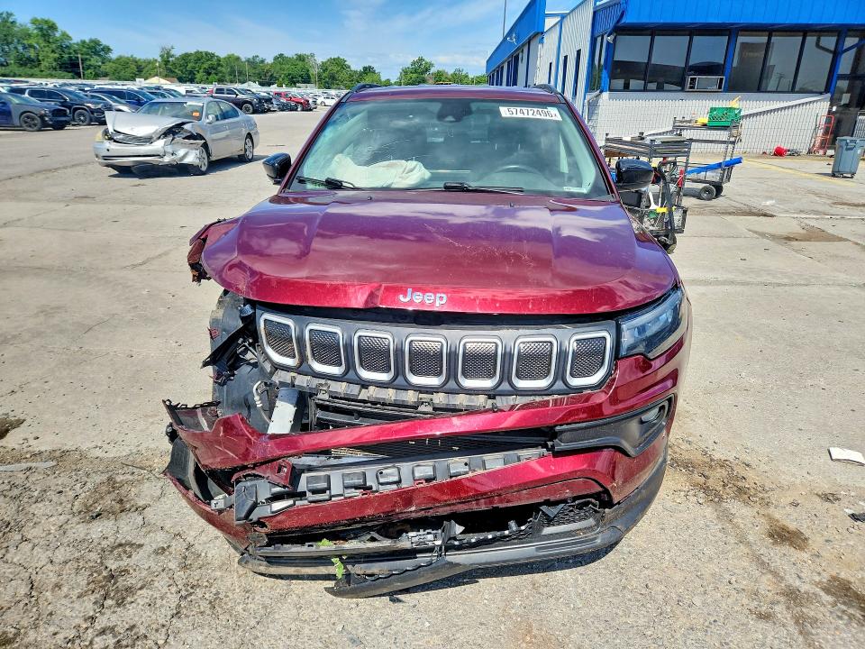 Aukcja sprzedaży 2022 Jeep Compass, vin: 3C4NJDFB9NT141226, numer aukcji: 57472496