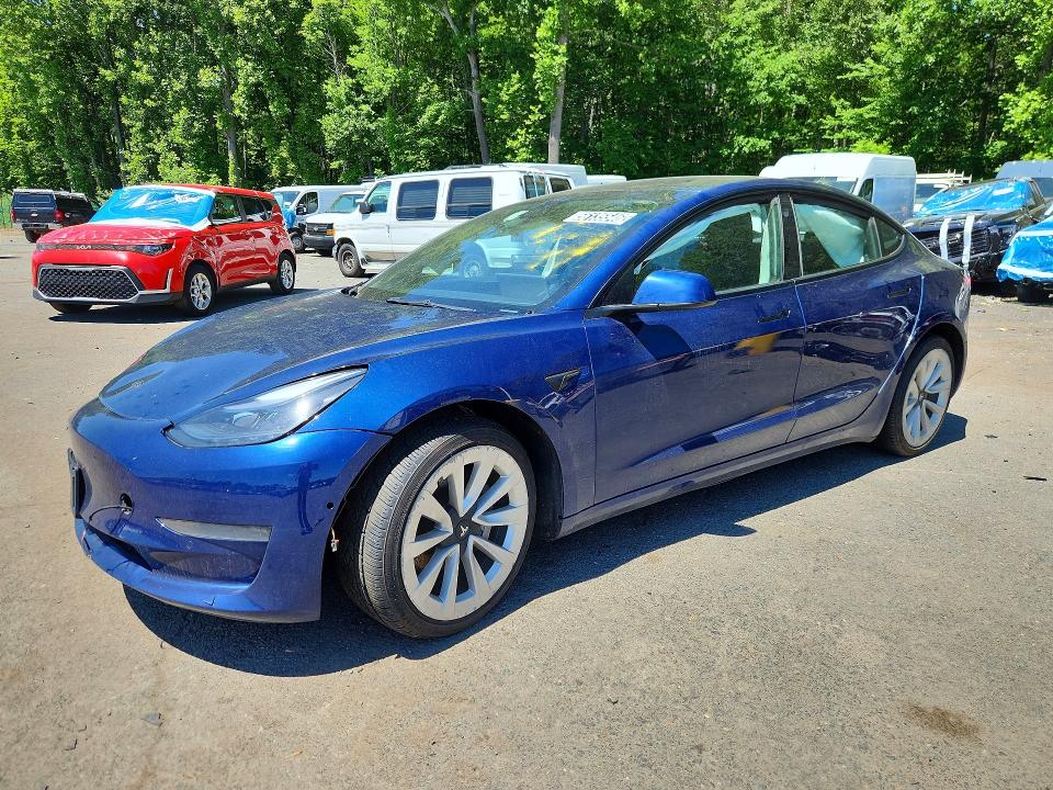 Продажа на аукционе авто 2022 Tesla Model 3, vin: 5YJ3E1EA7NF287836, номер лота: 56135546