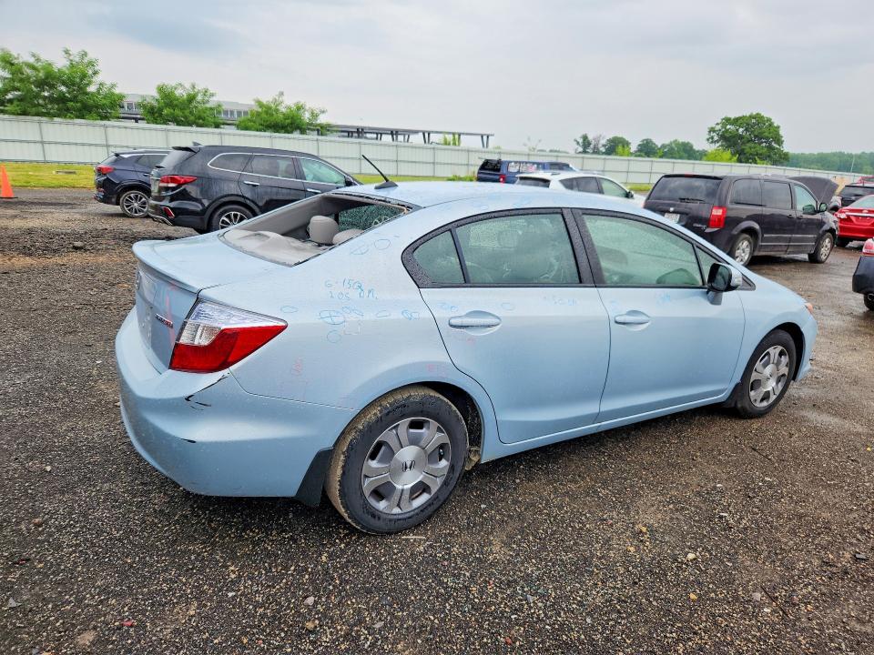 56351766 :رقم المزاد ، JHMFB4F35CS006266 vin ، 2012 Honda Civic مزاد بيع