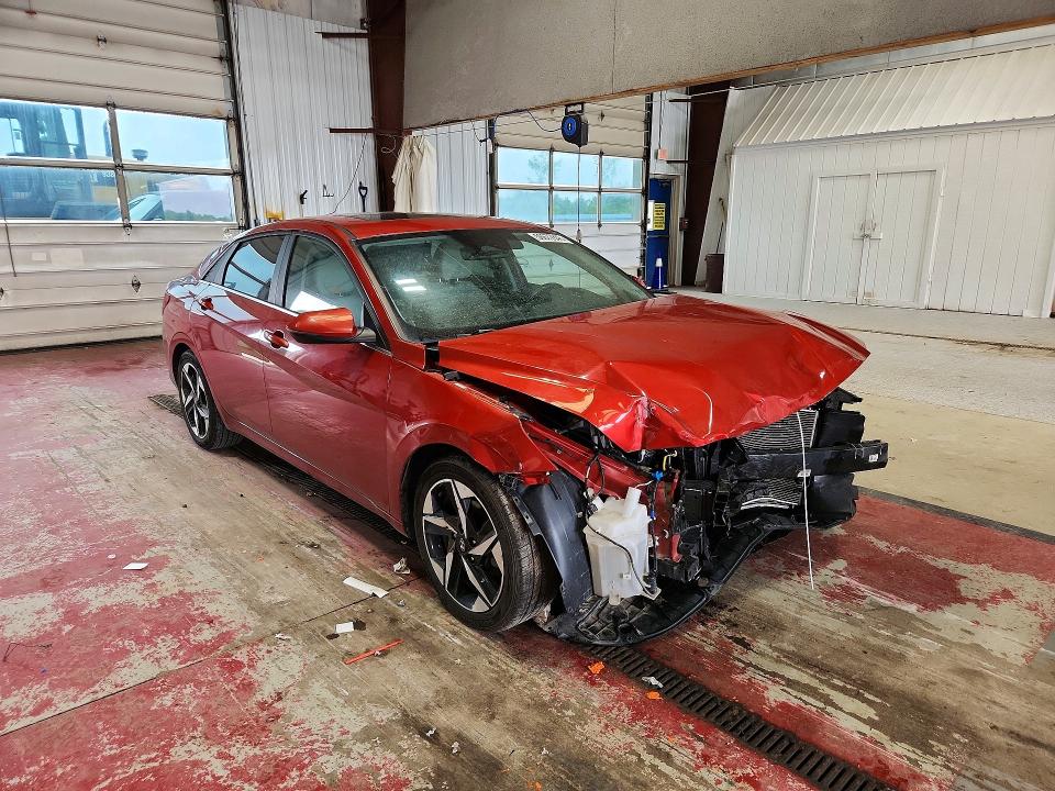 56672846 :رقم المزاد ، KMHLP4AG3MU101684 vin ، 2021 Hyundai Elantra مزاد بيع