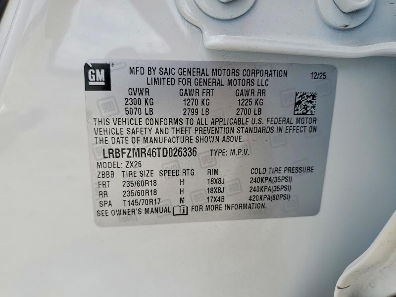 Auction sale of the 2026 Buick Envision, vin: LRBFZMR46TD026336, lot number: 56618976