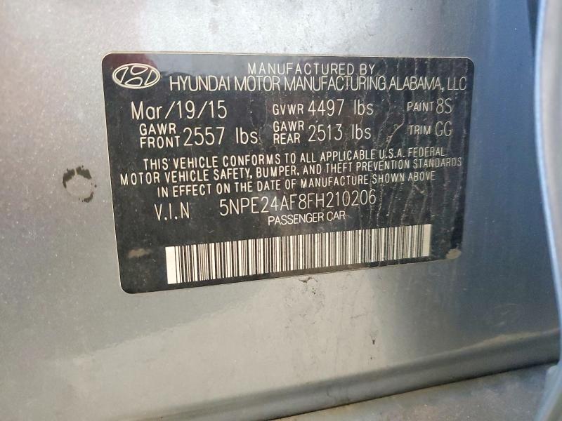 Продаж на аукціоні авто 2015 Hyundai Sonata, vin: 5NPE24AF8FH210206, номер лоту: 85637525