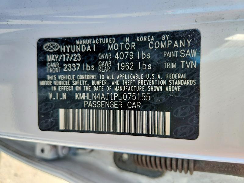 2023 Hyundai Elantra მანქანა იყიდება აუქციონზე, vin: KMHLN4AJ1PU075155, აუქციონის ნომერი: 56657666