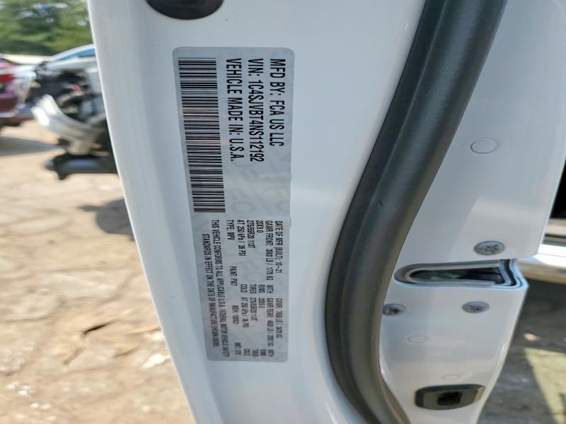 56946926 :رقم المزاد ، 1C4SJVBT4NS112192 vin ، 2022 Jeep Wagoneer مزاد بيع