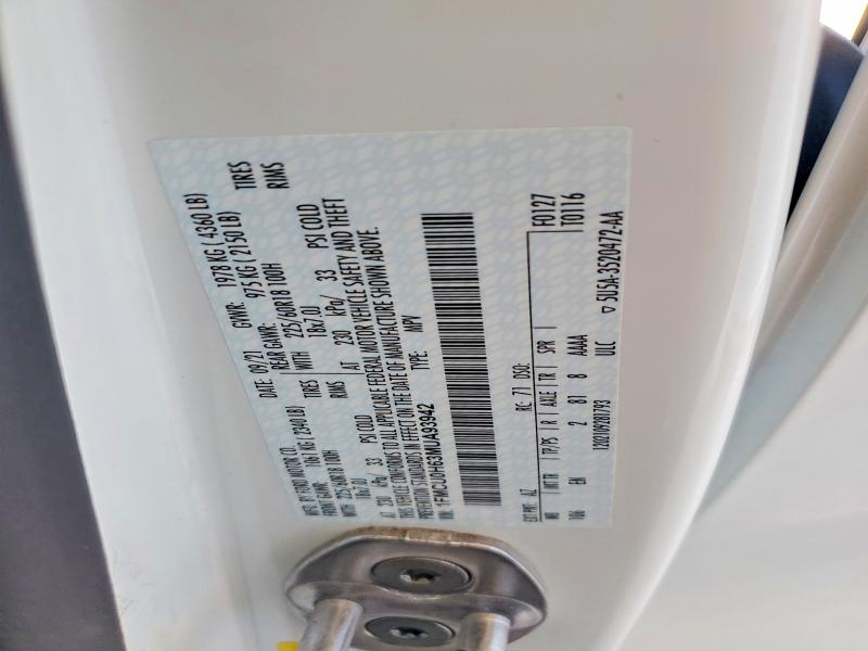 2021 Ford Escape მანქანა იყიდება აუქციონზე, vin: 1FMCU0H63MUA93942, აუქციონის ნომერი: 58268106