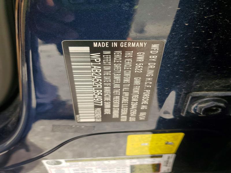 Продаж на аукціоні авто 2015 Porsche Macan, vin: WP1AB2A52FLB54977, номер лоту: 54550346
