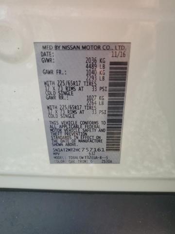 59551776 :رقم المزاد ، 5N1AT2MT2HC757161 vin ، 2017 Nissan Rogue مزاد بيع