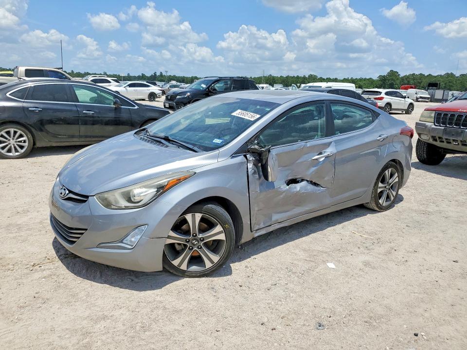 2014 Hyundai Elantra მანქანა იყიდება აუქციონზე, vin: KMHDH4AH7EU150303, აუქციონის ნომერი: 55605156