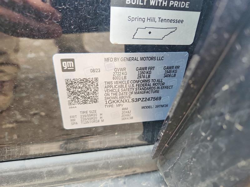 Aukcja sprzedaży 2023 Gmc Acadia, vin: 1GKKNXLS3PZ247569, numer aukcji: 56450526