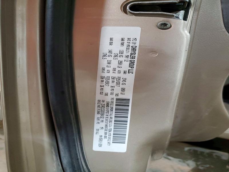 2012 Chrysler Town & Country მანქანა იყიდება აუქციონზე, vin: 2C4RC1CG3CR364162, აუქციონის ნომერი: 58540126