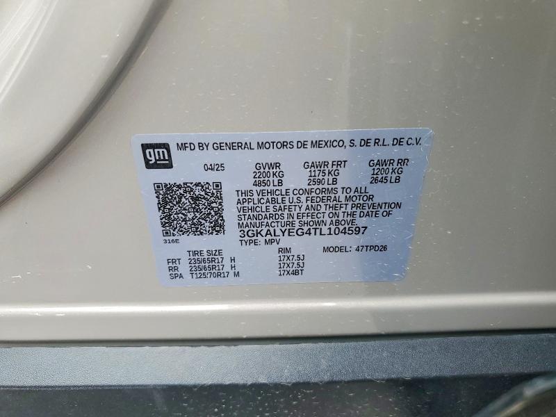 Продажа на аукционе авто 2026 Gmc Terrain, vin: 3GKALYEG4TL104597, номер лота: 56816046