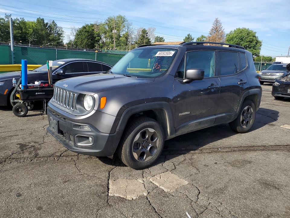 2016 Jeep Renegade მანქანა იყიდება აუქციონზე, vin: ZACCJBBW5GPC93325, აუქციონის ნომერი: 58092806