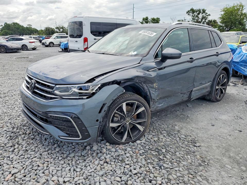 2022 Volkswagen Tiguan მანქანა იყიდება აუქციონზე, vin: 3VV4B7AX7NM023703, აუქციონის ნომერი: 55891636