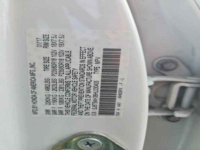 Aukcja sprzedaży 2017 Acura Rdx, vin: 5J8TB4H38HL030405, numer aukcji: 59145716