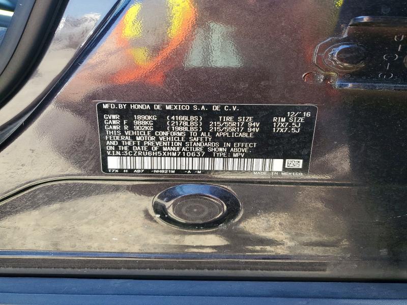 Продажа на аукционе авто 2017 Honda Hr-v, vin: 3CZRU6H5XHM710637, номер лота: 55708686