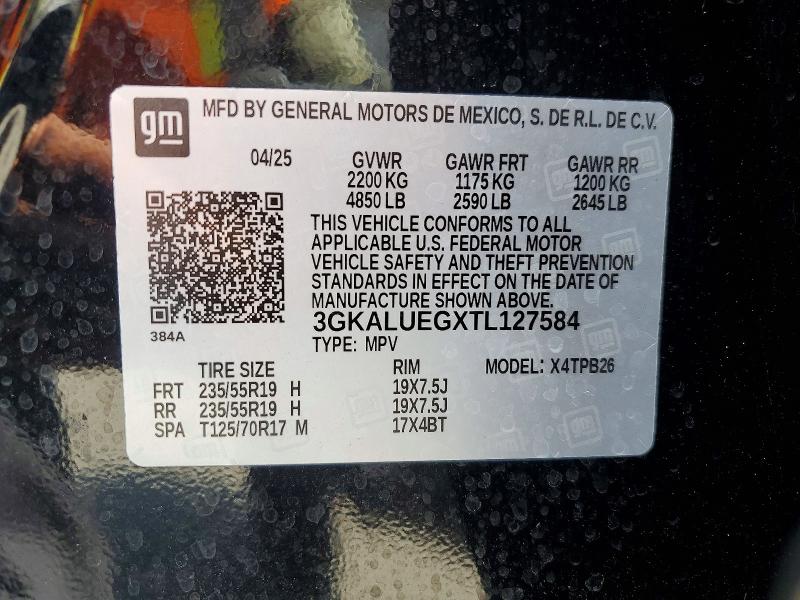 58532576 :رقم المزاد ، 3GKALUEGXTL127584 vin ، 2026 Gmc Terrain مزاد بيع