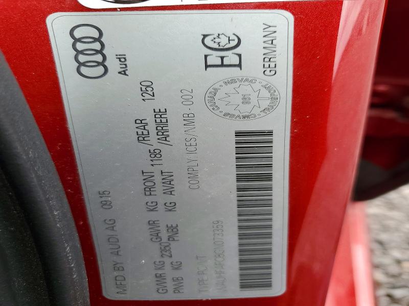 Продажа на аукционе авто 2016 Audi A6, vin: WAUHFAFC8GN073359, номер лота: 58826276