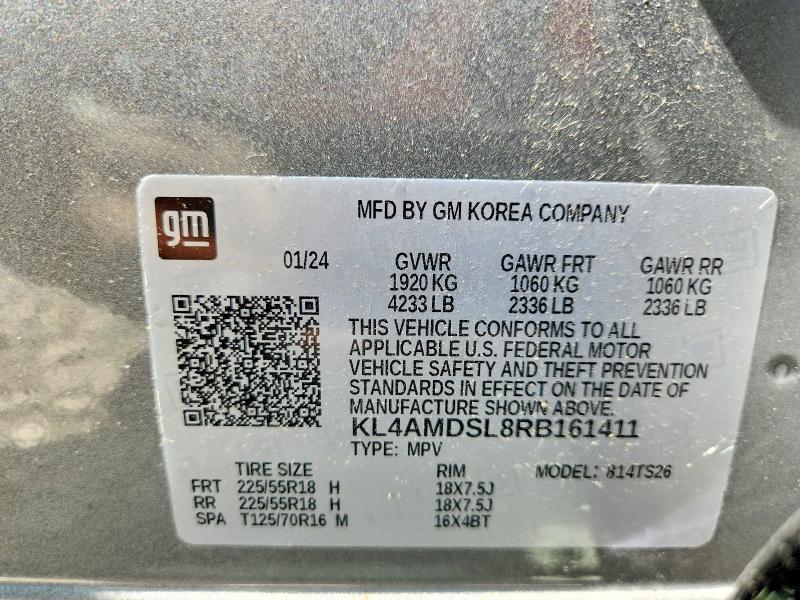 Продажа на аукционе авто 2024 Buick Encore Gx, vin: KL4AMDSL8RB161411, номер лота: 55997016