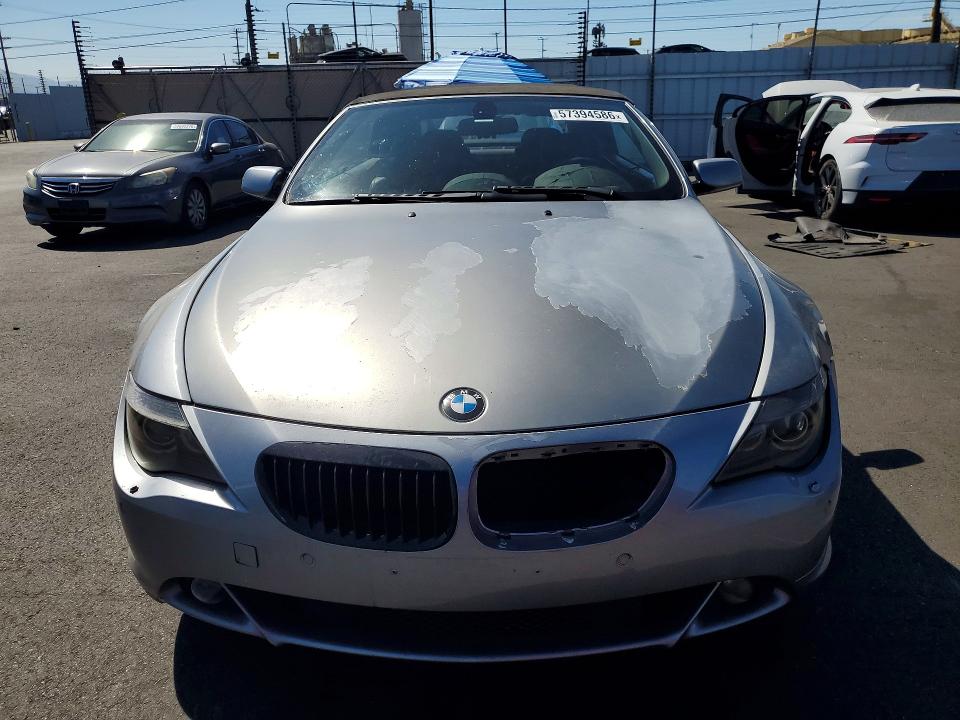 Продажа на аукционе авто 2007 Bmw 650, vin: WBAEK13567CN80616, номер лота: 57394586