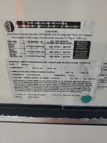 Продажа на аукционе авто 2018 Heartland Rv Mallard North Trail & Wilderness, vin: 5SFNB3621JE348093, номер лота: 55737336