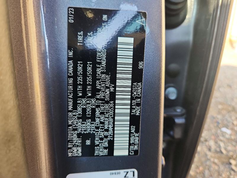 Продажа на аукционе авто 2023 Lexus Rx 350, vin: 2T2BAMBA8PC005364, номер лота: 59076006