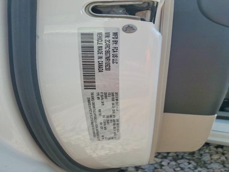 2022 Chrysler Pacifica მანქანა იყიდება აუქციონზე, vin: 2C4RC1BG7NR109230, აუქციონის ნომერი: 58173966