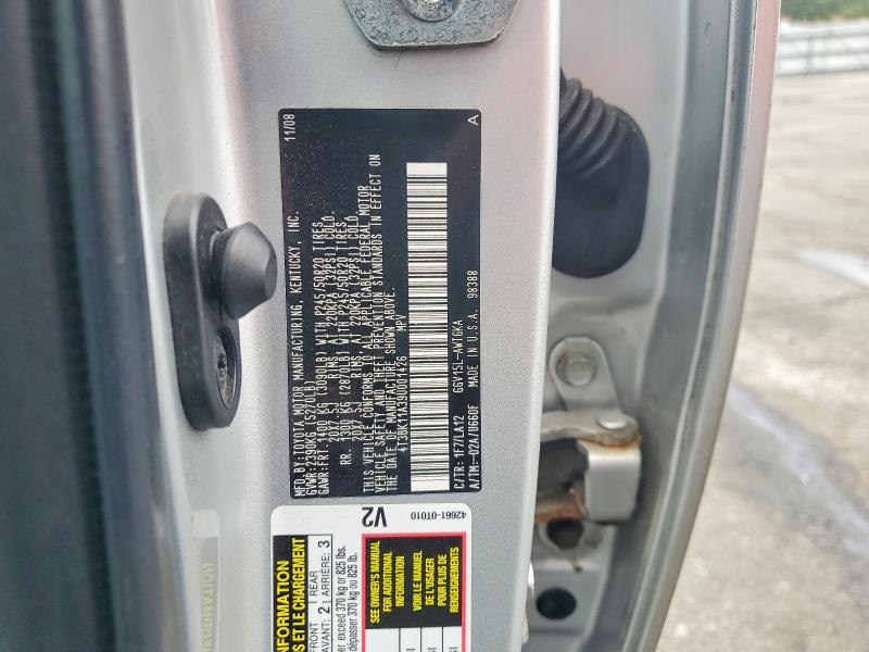 Продаж на аукціоні авто 2009 Toyota Venza, vin: 4T3BK11A39U001426, номер лоту: 54944676