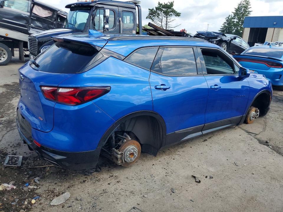 56398136 :رقم المزاد ، 3GNKBERS2KS551991 vin ، 2019 Chevrolet Blazer مزاد بيع