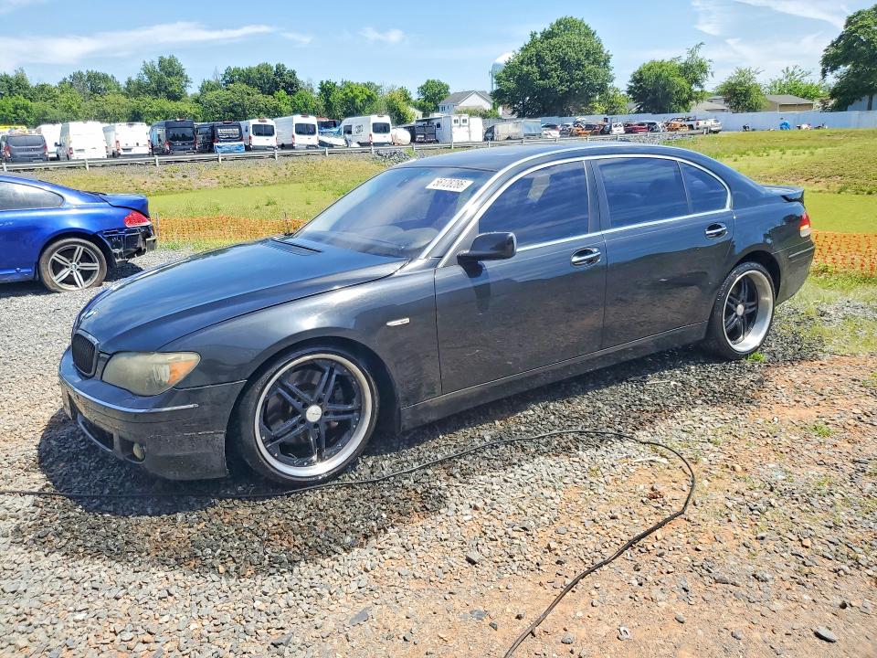 2006 Bmw 750 მანქანა იყიდება აუქციონზე, vin: WBAHN83536DT62817, აუქციონის ნომერი: 56128286