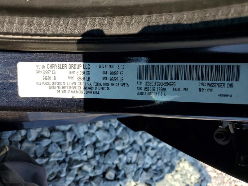Продаж на аукціоні авто 2011 Chrysler 200, vin: 1C3BC1FG0BN594626, номер лоту: 57590276