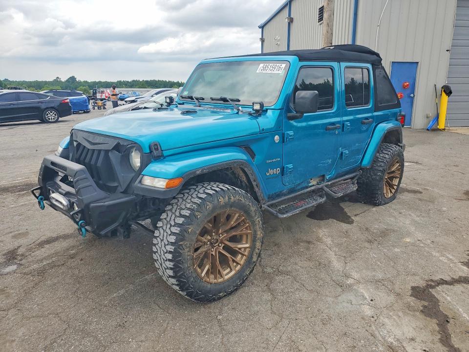 58515916 :رقم المزاد ، 1C4HJXEN6LW127737 vin ، 2020 Jeep Wrangler Unlimited مزاد بيع