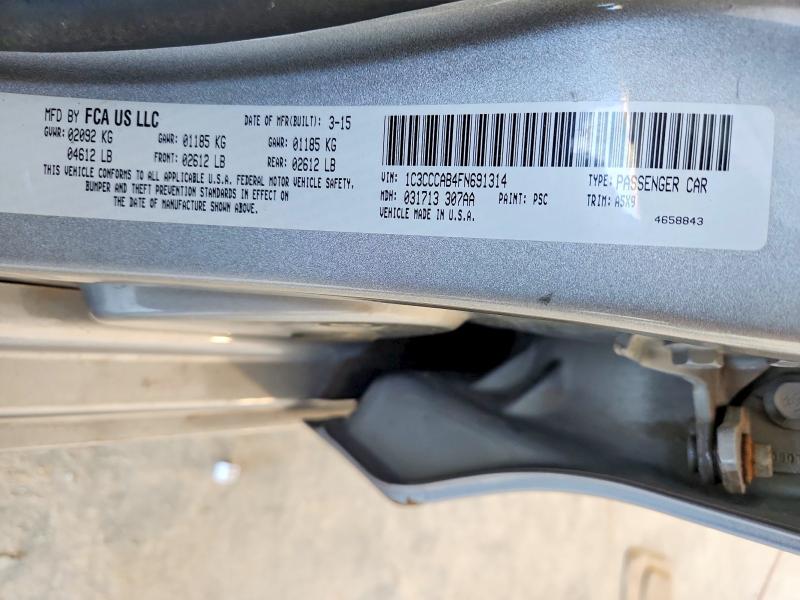 Aukcja sprzedaży 2015 Chrysler 200, vin: 1C3CCCAB4FN691314, numer aukcji: 55354426