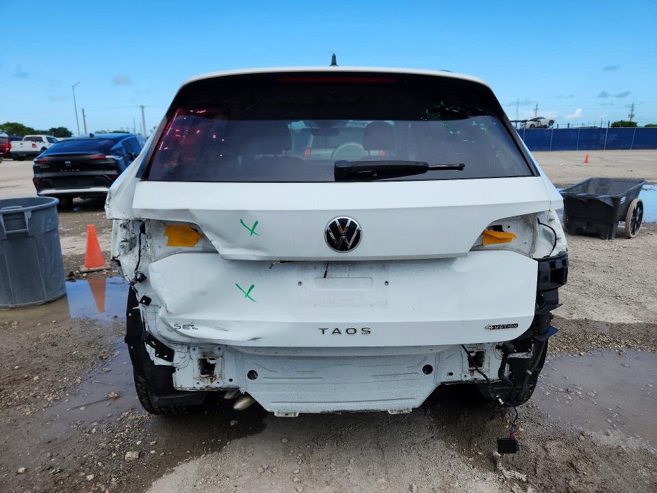 2022 Volkswagen Taos მანქანა იყიდება აუქციონზე, vin: 3VV2X7B29NM064927, აუქციონის ნომერი: 57351066