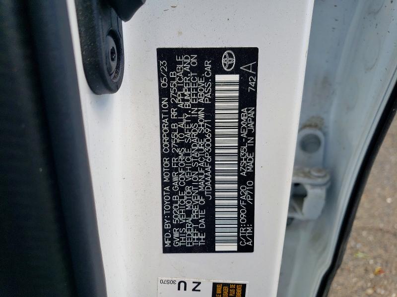 57655876 :رقم المزاد ، JTDAAAAF6P3006971 vin ، 2023 Toyota Crown مزاد بيع