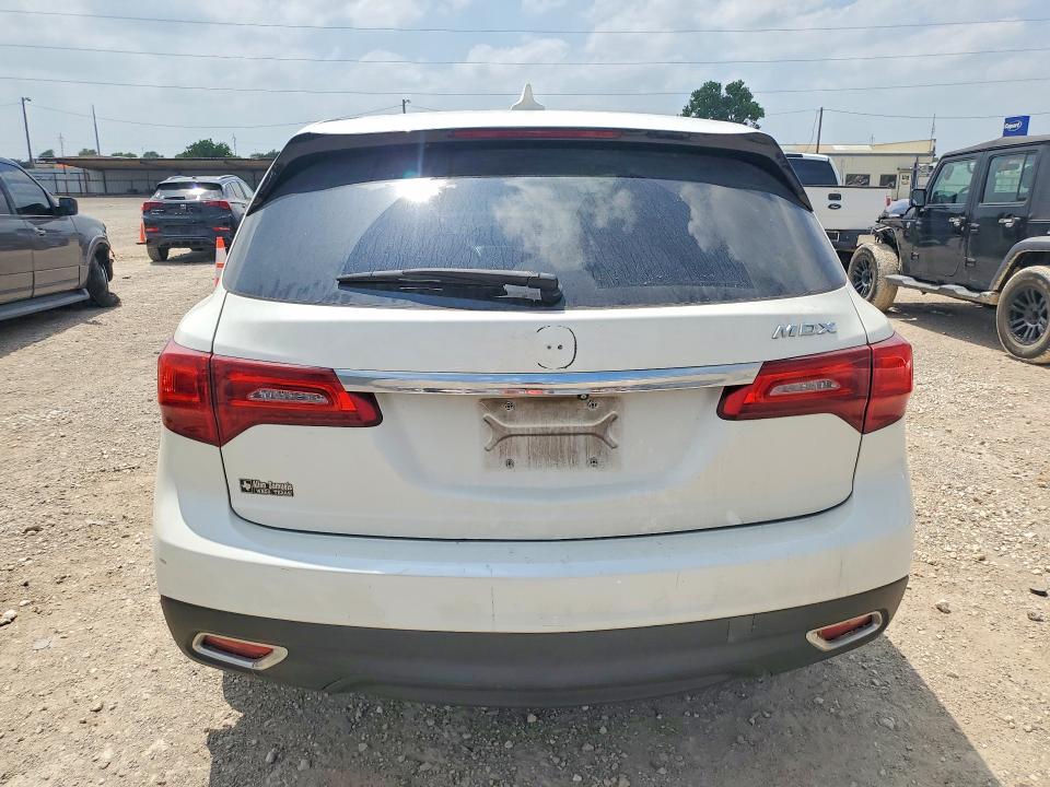 58061536 :رقم المزاد ، 5FRYD3H25FB005086 vin ، 2015 Acura Mdx مزاد بيع
