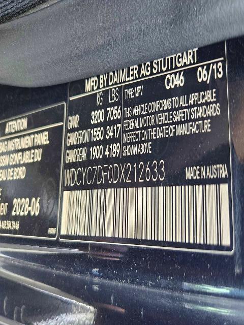Aukcja sprzedaży 2013 Mercedes-benz G, vin: WDCYC7DF0DX212633, numer aukcji: 58404306