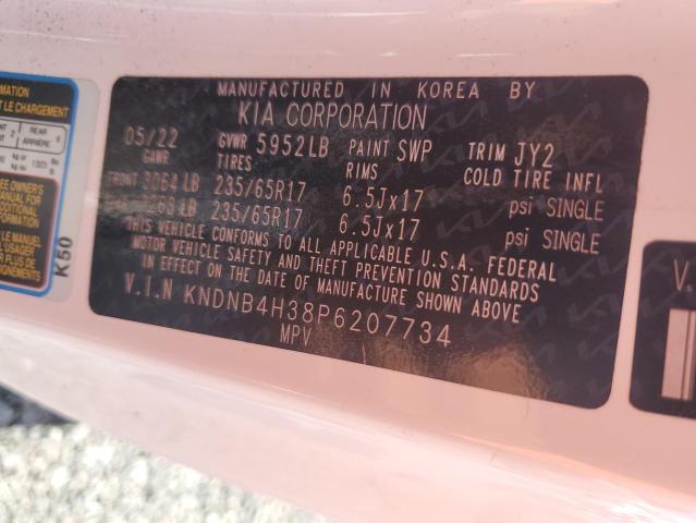 Продаж на аукціоні авто 2023 Kia Carnival, vin: KNDNB4H38P6207734, номер лоту: 56592256