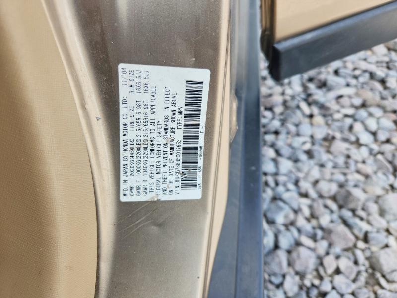 Продаж на аукціоні авто 2005 Honda Cr-v, vin: JHLRD78885C017653, номер лоту: 58070976