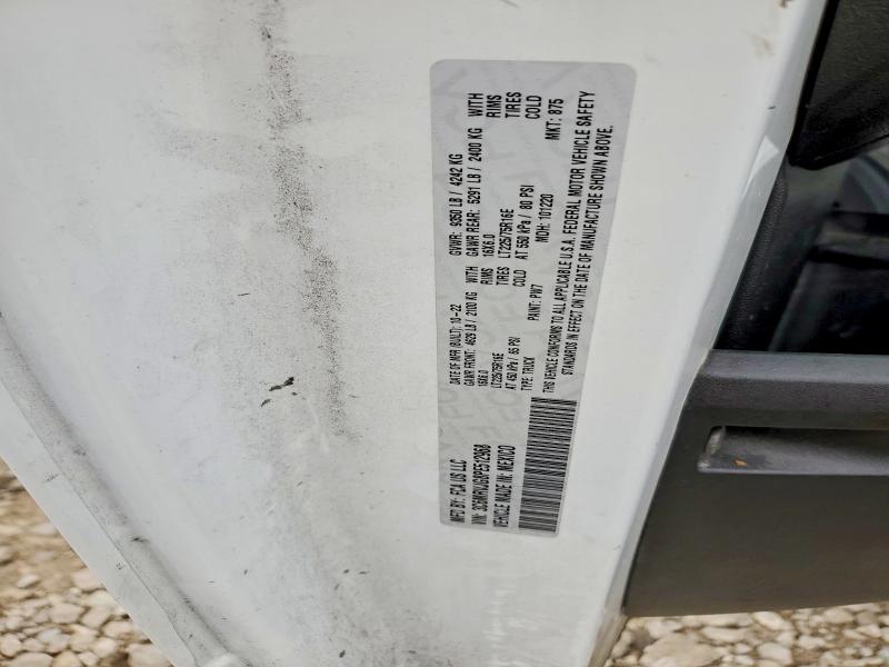 Продаж на аукціоні авто 2023 Ram Promaster 3500, vin: 3C6MRVJG8PE512968, номер лоту: 57471366