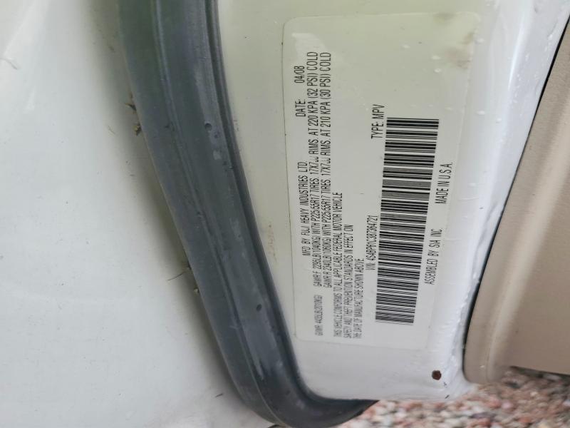 58440086 :رقم المزاد ، 4S4BP61C387364721 vin ، 2008 Subaru Outback مزاد بيع
