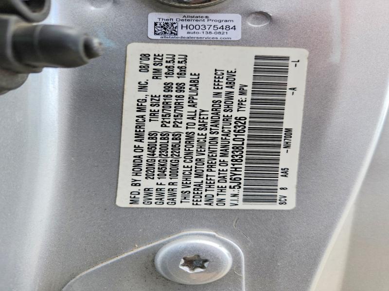 Продаж на аукціоні авто 2008 Honda Element, vin: 5J6YH18338L016326, номер лоту: 57975346