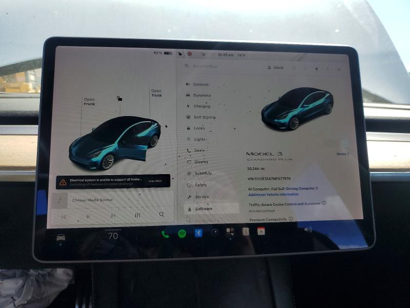 Продажа на аукционе авто 2021 Tesla Model 3, vin: 5YJ3E1EA7MF077574, номер лота: 56697636