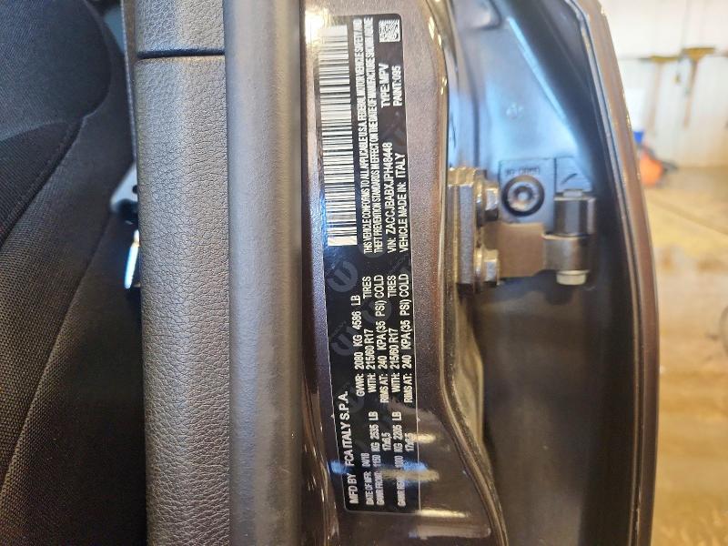 2018 Jeep Renegade მანქანა იყიდება აუქციონზე, vin: ZACCJBABXJPH48448, აუქციონის ნომერი: 55495046