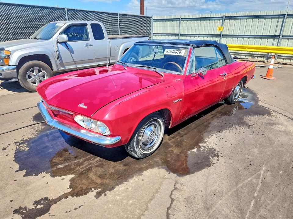 Продаж на аукціоні авто 1965 Chevrolet Corvair Corsa, vin: 107675W220012, номер лоту: 57645076