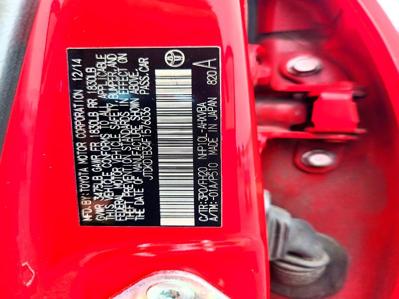 Aukcja sprzedaży 2015 Toyota Prius C, vin: JTDKDTB34F1576036, numer aukcji: 58948326