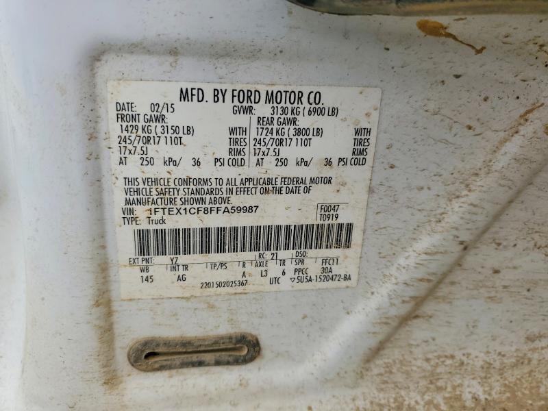 Aukcja sprzedaży 2015 Ford F150, vin: 1FTEX1CF8FFA59987, numer aukcji: 58277116