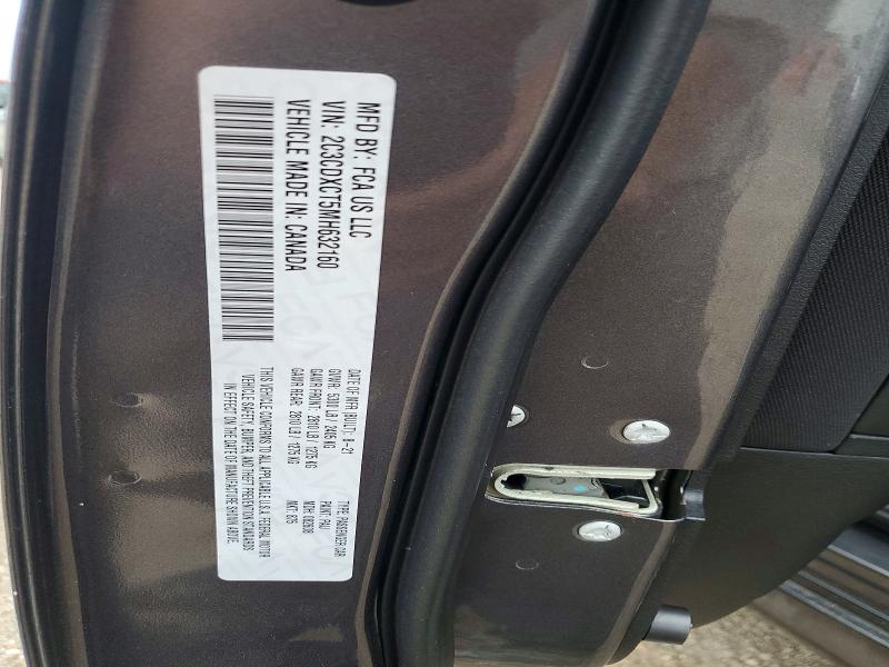 57340176 :رقم المزاد ، 2C3CDXCT5MH632160 vin ، 2021 Dodge Charger مزاد بيع