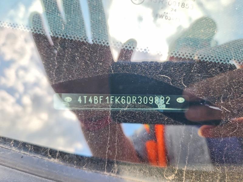 2013 Toyota Camry მანქანა იყიდება აუქციონზე, vin: 4T4BF1FK6DR309882, აუქციონის ნომერი: 57811166