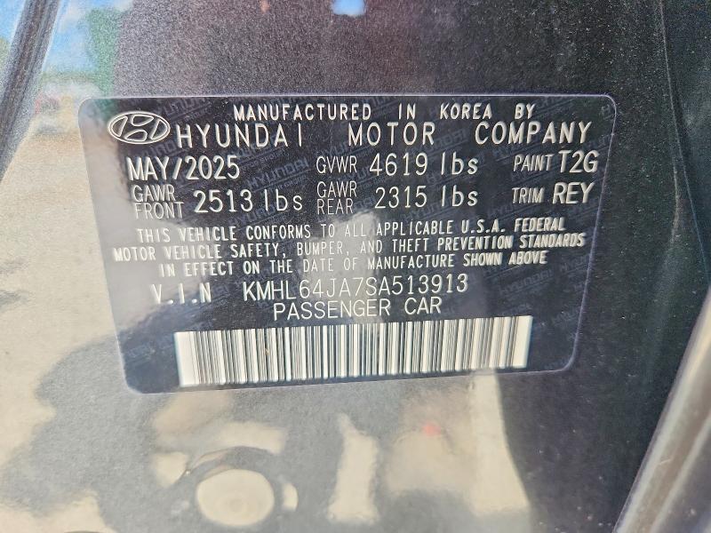 Aukcja sprzedaży 2025 Hyundai Sonata, vin: KMHL64JA7SA513913, numer aukcji: 58174226