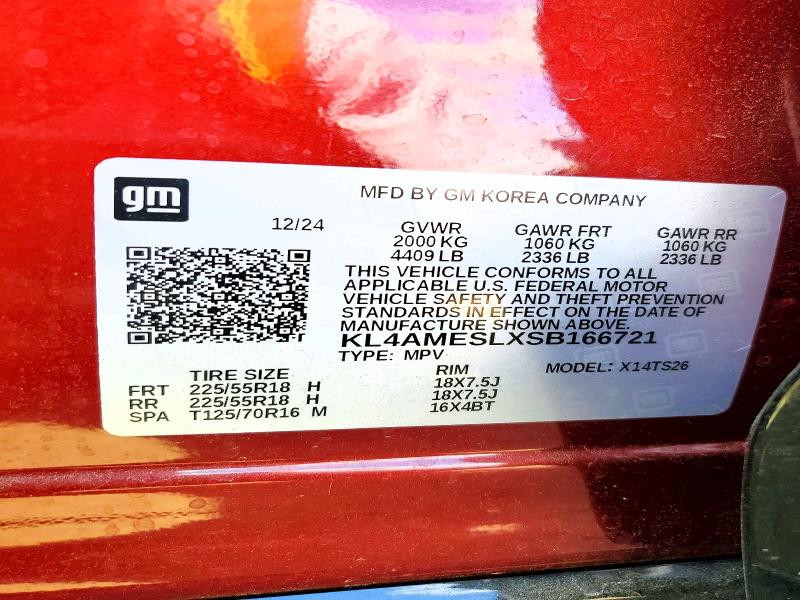 Продажа на аукционе авто 2025 Buick Encore Gx, vin: KL4AMESLXSB166721, номер лота: 58790406